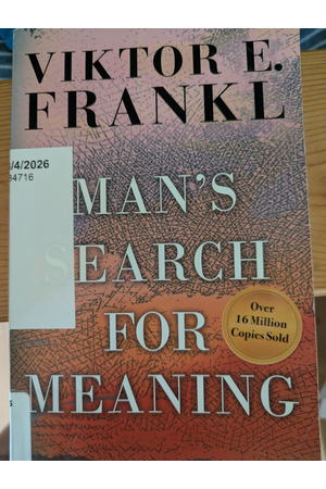 Cover of Man's Search For Meaning