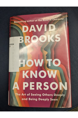 Cover of How To Know a Person: The Art of Seeing Others Deeply and Being Deeply Seen