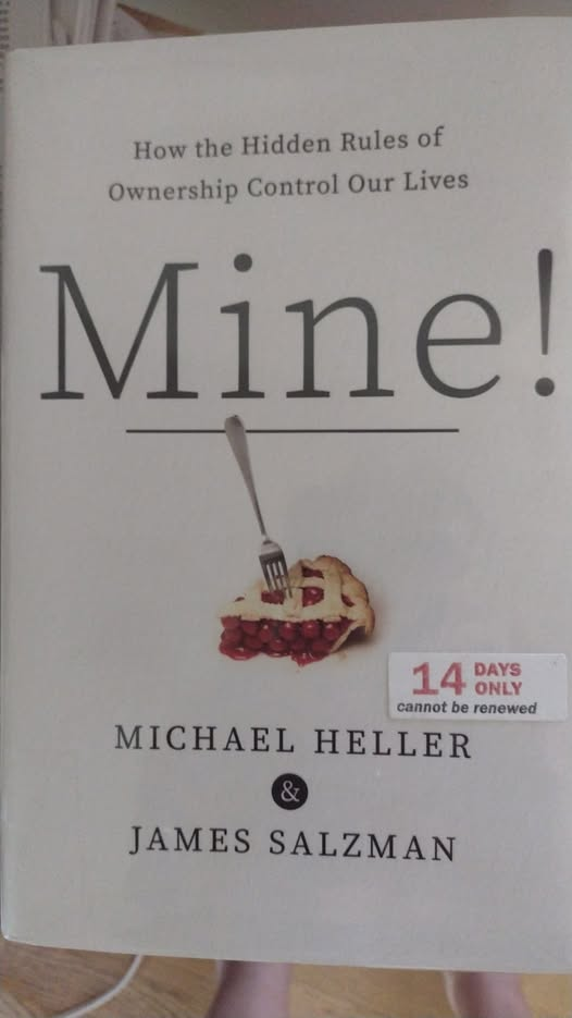 Cover of Mine! How the Hidden Rules of Ownership Control Our Lives.